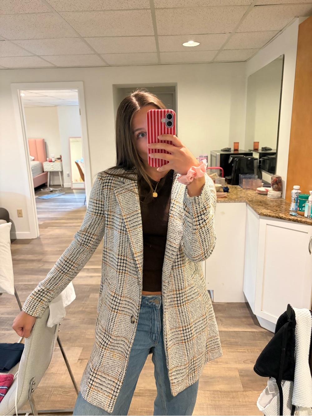 Dynamite Plaid Jacket